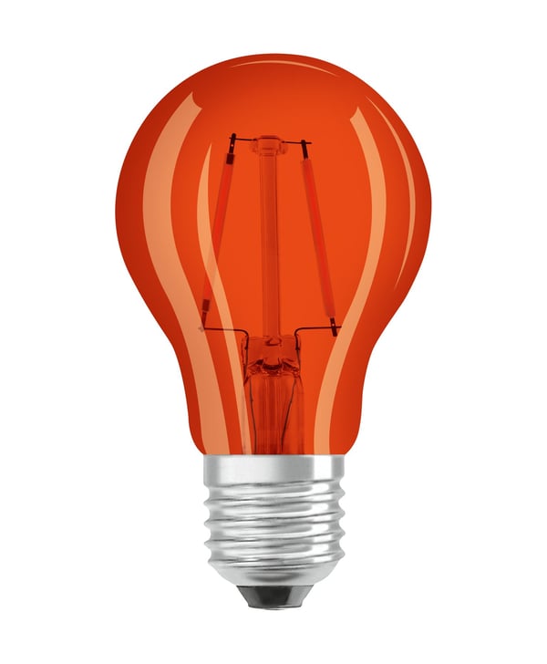 Miniatyrbillede 2 af 4: Osram STAR LED-lampe Orange 1500 K 2,5 W E27 G
