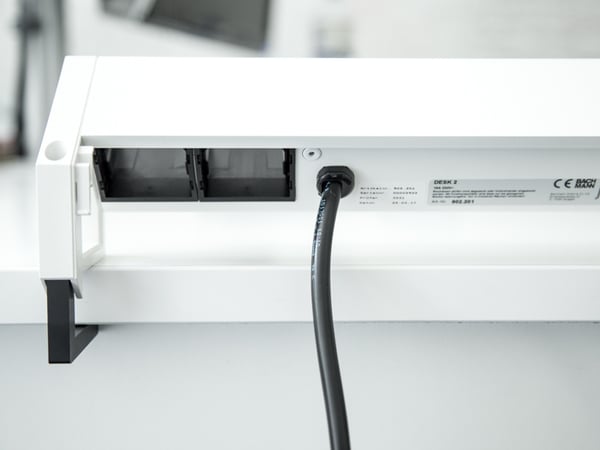 Bachmann 902.2281 stikkontakt AC + RJ-45 + HDMI Sort, Hvid