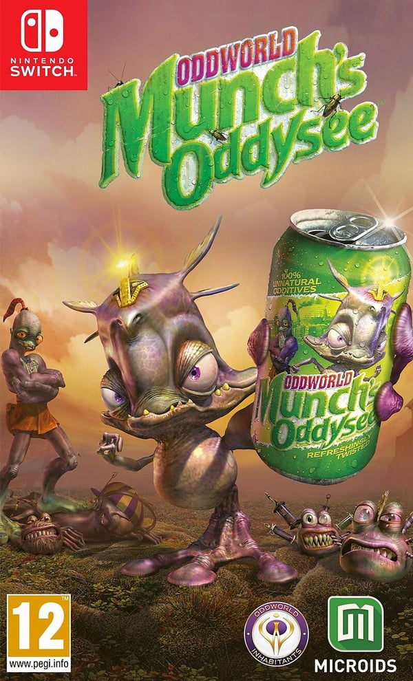 Miniatyrbild 1 av 7: GAME Oddworld: Munch's Oddysee Standard Engelska Nintendo Switch