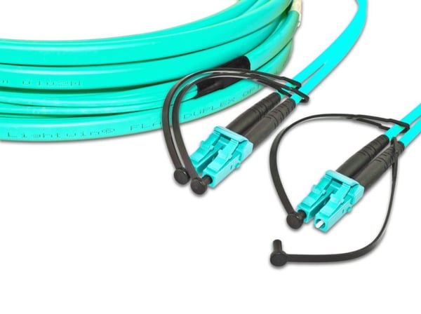 Lightwin LDP-50 LC-LC 5.0 OM3 FD InfiniBand og fiberoptisk kabel 5 m Turkisfarve