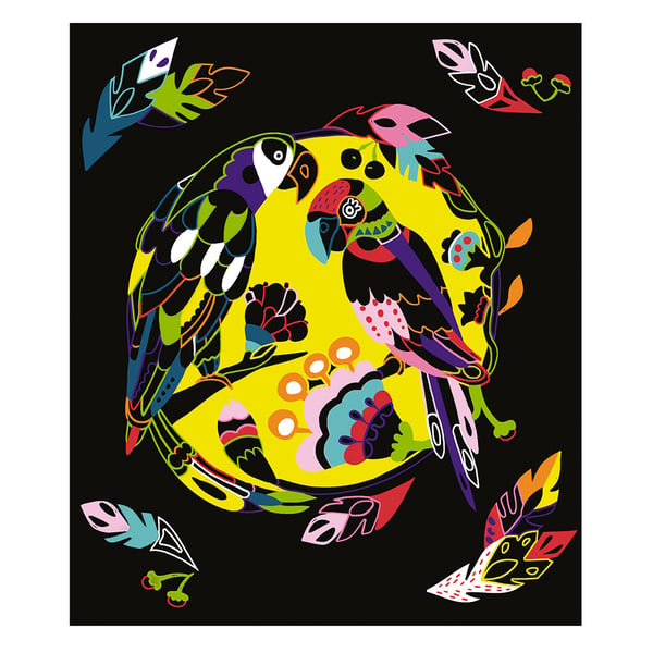 Miniatyrbild 7 av 10: JANOD Scratch Art Animals of the World