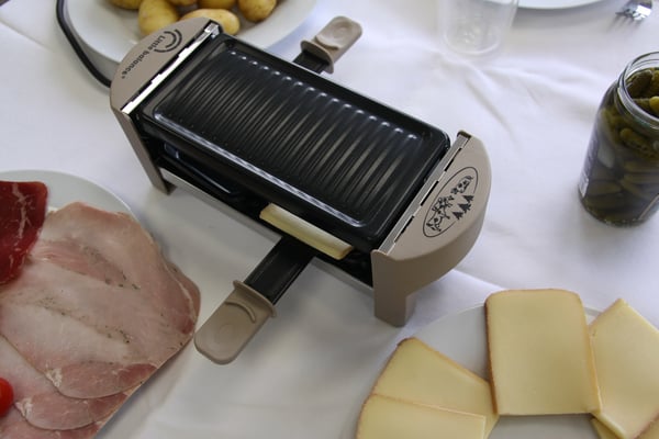Miniatyrbild 4 av 5: Little Balance 8693 raclettegrill 2 personer 320 W Svart, Brun