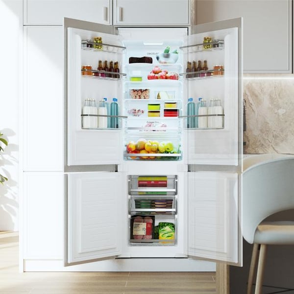 Miniatyrbillede 6 af 9: Cecotec Bolero CoolMarket Combi BI-S DF 270 E Fritstående 270 L Hvid