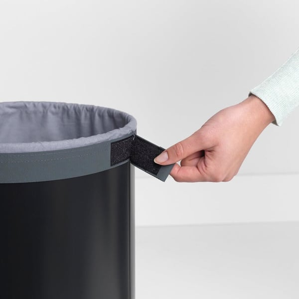 Brabantia 120008 tvättkorg 35 l Rund Svart