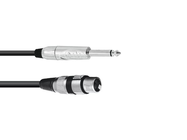 Miniatyrbild 1 av 3: Omnitronic 30225170 ljudkabel 5 m XLR (3-pin) 6,35mm Svart
