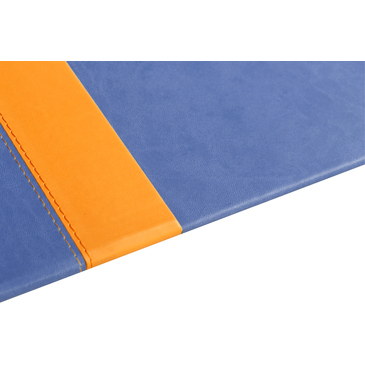 Rhodia 318808C skrivbordsunderlägg Konstläder Blå, Orange