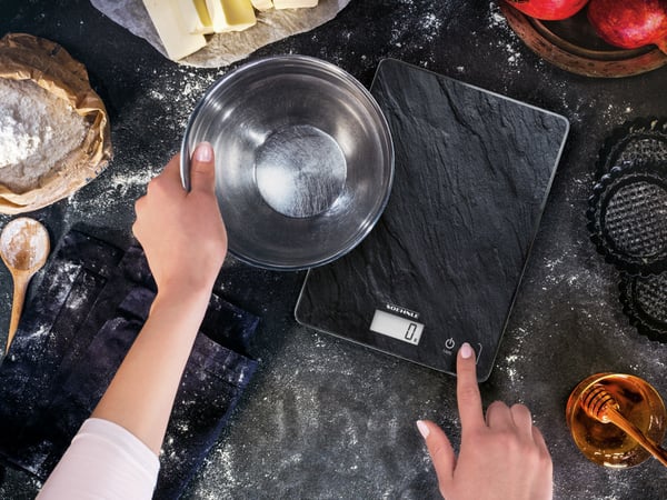 Soehnle Page Compact 300 Svart Bänkdiskmaskin Rektangel Elektronisk köksvåg