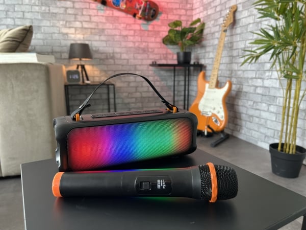 N-GEAR Blazooka 703 Bærbar stereohøjttaler Sort 100 W