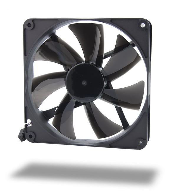 Miniatyrbillede 2 af 2: Noiseblocker PK3 Computerkølesystem Computerkabinet Ventilator Sort