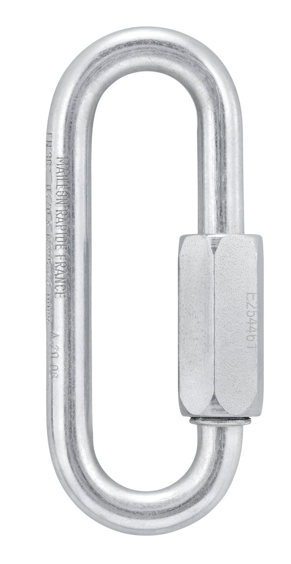 Petzl Go 8 mm Låsbar karbinhake Oval Stål 1 styck