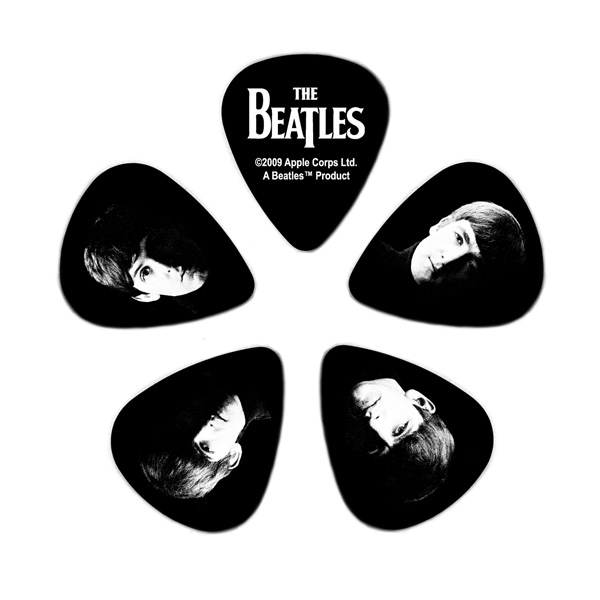 Planet Waves 1CBK2-10B2 kitaran plektra 10 kpl Selluloidi Musta, Valkoinen