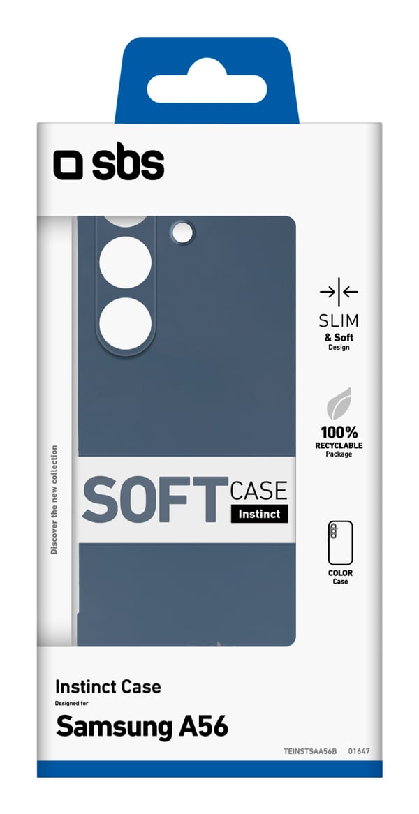 Miniatyrbillede 3 af 3: SBS Instinct Cover til Samsung Galaxy A56 blå (TEINSTSAA56B)