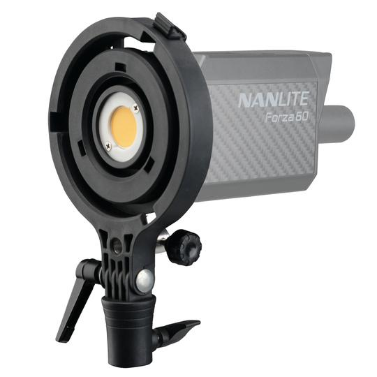 Miniatyrbillede 4 af 6: Nanlite AS-BA-FZ60 belysningsbeslag til scene & studie Sort