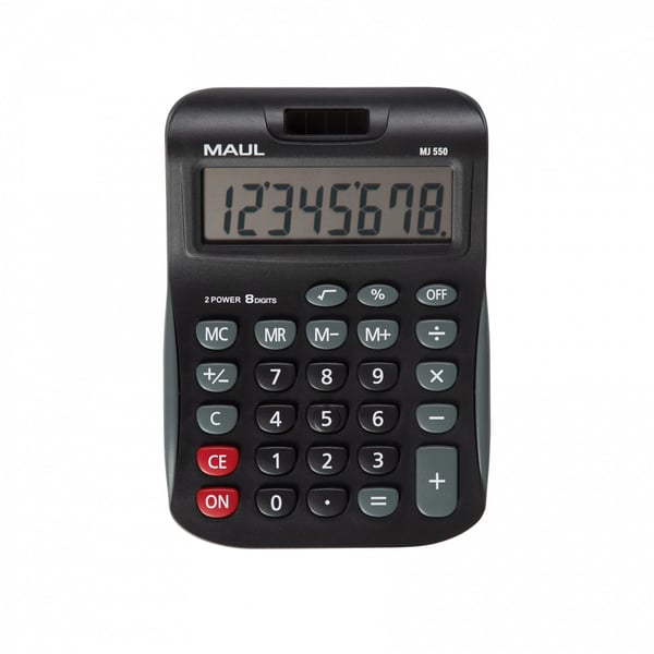 Miniatyrbillede 1 af 9: MAUL MJ 550 regnemaskine Lomme Skærm Sort