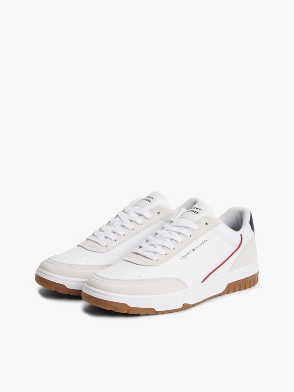 Miniatyrbillede 7 af 8: Tommy Hilfiger 8721386433641 mode sneakers Hanstik Hvid, Rød