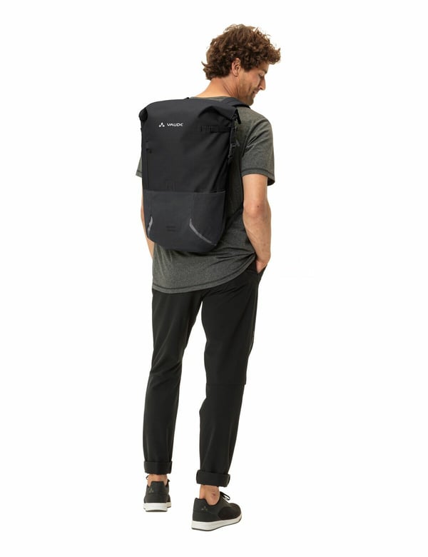 VAUDE CityGo Bike 23 Bagside Cykelrygsæk 23 L Polyester Sort