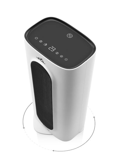 Miniatyrbillede 3 af 6: Eta 362390000 varmeapparat Indendørs Sort, Hvid 2000 W Blæser med elektrisk områdevarmer