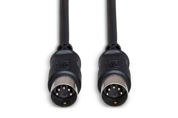 Hosa Technology MID-325BK ljudkabel 7,62 m DIN (5-pin) Svart