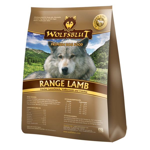 Wolfsblut Range Lamb 2 kg Voksen Brown rice, Lam