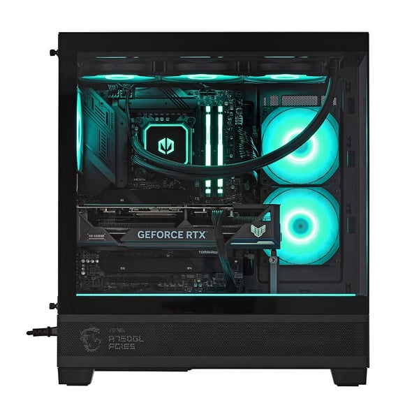 Miniatyrbillede 11 af 18: Actina 5901443417026 PC AMD Ryzen™ 9 7900 32 GB DDR5-SDRAM 1 TB SSD AMD Radeon RX 9070 Midi Tower Sort