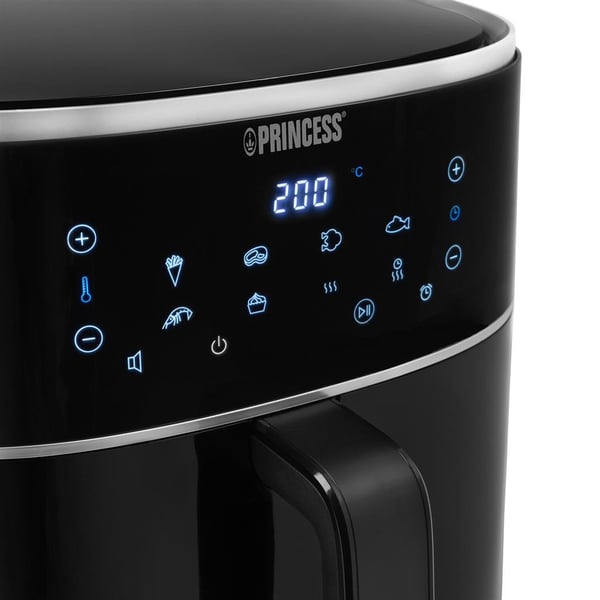 Princess 01.182254.01.001 fritös Single 8 l Fristående 1800 W Varmluftsfritös Svart