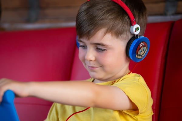 Pikkukuva 2 / 8: OTL Technologies Super Mario Kuulokkeet Langallinen Pääpanta Musiikki Musta, Sininen, Punainen, Valkoinen