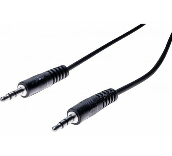 EXC 108567 lydkabel 5 m 3.5mm Sort