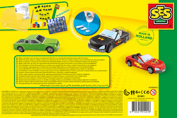 Miniatyrbillede 7 af 11: SES Creative Casting and painting - cars
