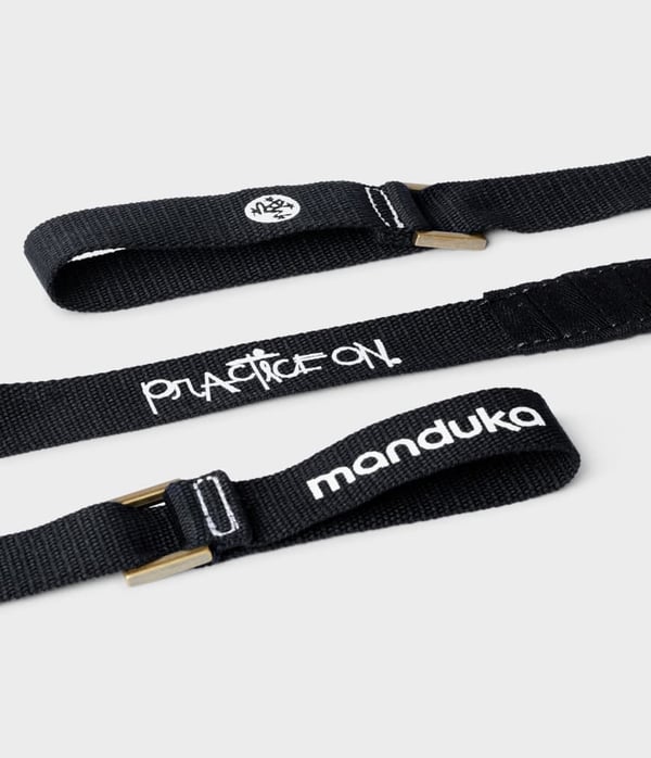 Miniatyrbillede 2 af 3: Manduka 332012010 yoga måttepose Yogamåttebånd Sort
