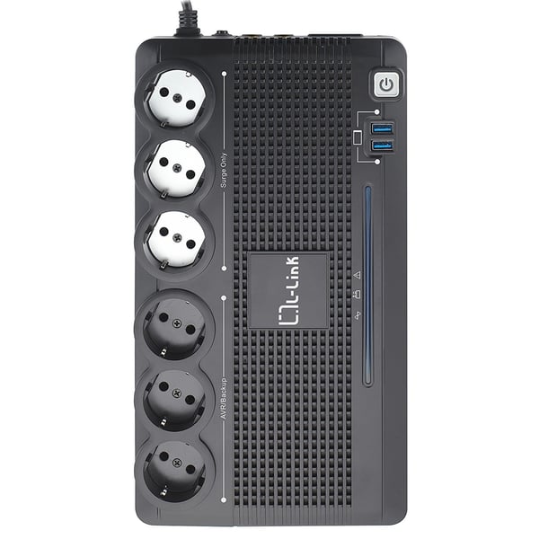 L-Link LL-700-G6 UPS-virtalähde Linjainteraktiivinen 0,7 kVA 360 W 6 AC-pistorasia(a)