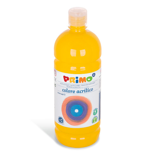 Primo 404TA1000201 akrylfärger 1000 ml Gul Flaska