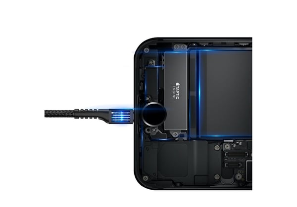 Baseus CALSR-01 Lightning kabel 1 m Sort
