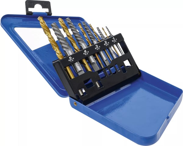 Miniatyrbild 6 av 7: BGS technic Screw Extractor & Left Cutting Drill Set