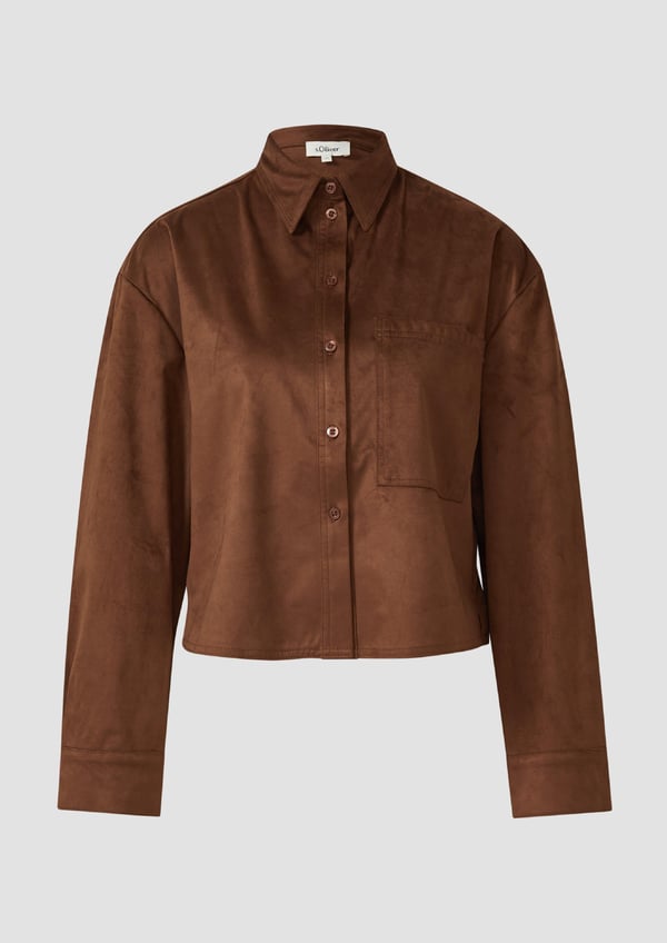 s.Oliver 2173107.8837.42 skjorte & top Langærmet Polyester
