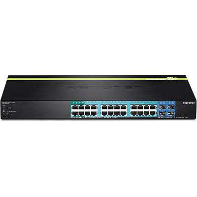 Trendnet TPE-2840WS netværksswitch Administreret Gigabit Ethernet (10/100/1000) Strøm over Ethernet (PoE) 1U Sort