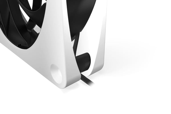 Alphacool Apex Stealth Metall Datorväska Fan 12 cm Vit 1 styck