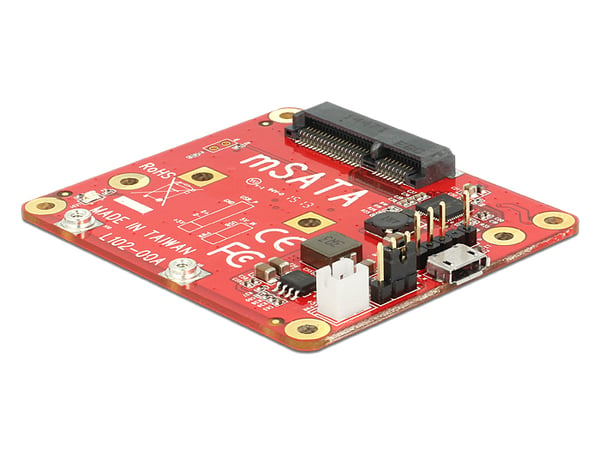 Miniatyrbild 1 av 3: DeLOCK 62648 nätverkskort/adapters Intern mSATA