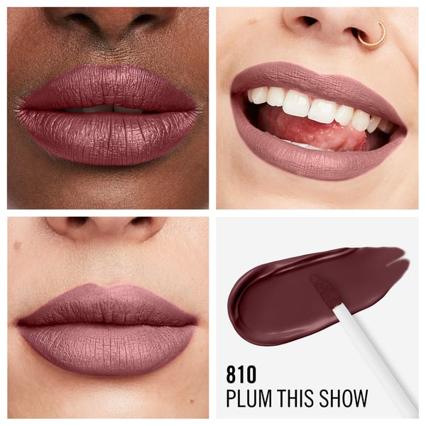 Rimmel Lasting Mega Matte 7,4 ml 810 Plum This Show Matta