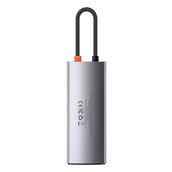 Miniatyrbild 8 av 11: Baseus Metal Gleam USB 3.2 Gen 1 (3.1 Gen 1) Type-C Grå