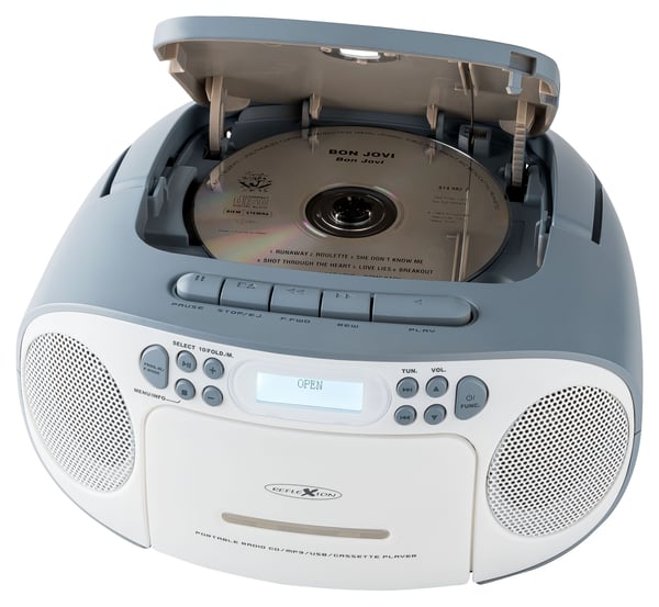 Miniatyrbild 4 av 8: Reflexion RCR2260DAB 24 W DAB+, FM Blå, Vit MP3-uppspelning