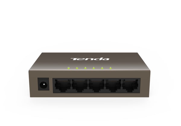 Tenda TEF1005D netværksswitch Ikke administreret Fast Ethernet (10/100) Grå