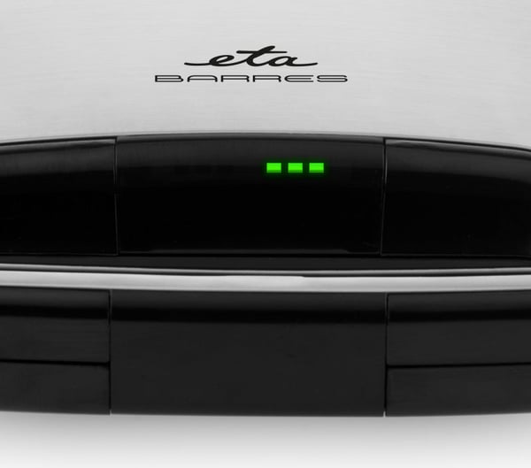 Miniatyrbillede 4 af 6: Eta Barres 5163 90000 2 vaffel/vafler 750 W Rustfrit stål