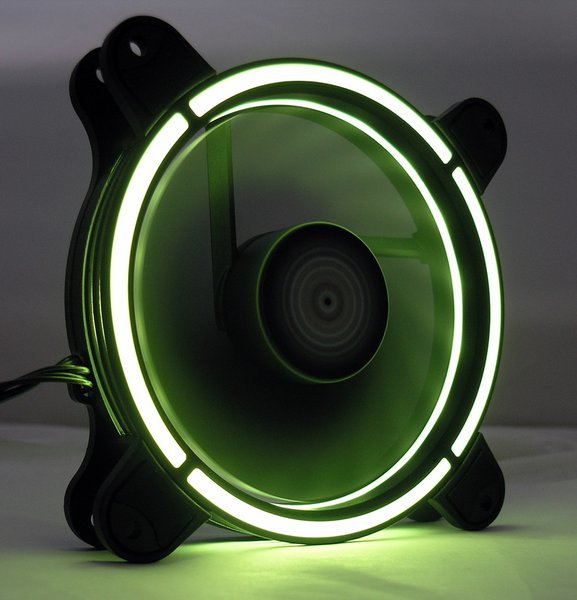 Miniatyrbild 4 av 13: LC-Power LC-CF-RGB-COMBO kylsystem för dator Datorväska Fan 12 cm Svart