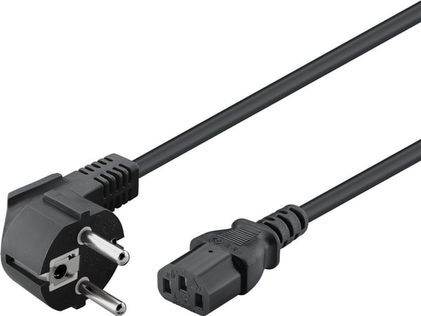Goobay 51320 strömkablar Svart 5 m Strömkontakt typ F C13 coupler
