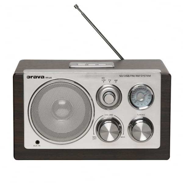 Orava RR-29 radio Bærbar Analog Sølv