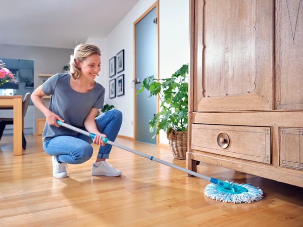 Leifheit CLEAN TWIST Ergo Disc Mop Set moppi Sininen