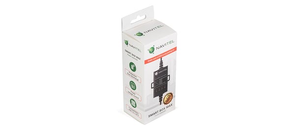 Navitel SMARTBOXMAX mobilladdare GPS, Universal Svart Batteri Automatisk