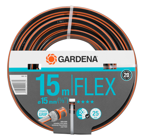 Pikkukuva 1 / 6: Gardena 18041-26 puutarhaletku 15 m Maanpinnan yläpuolella Harmaa, Oranssi