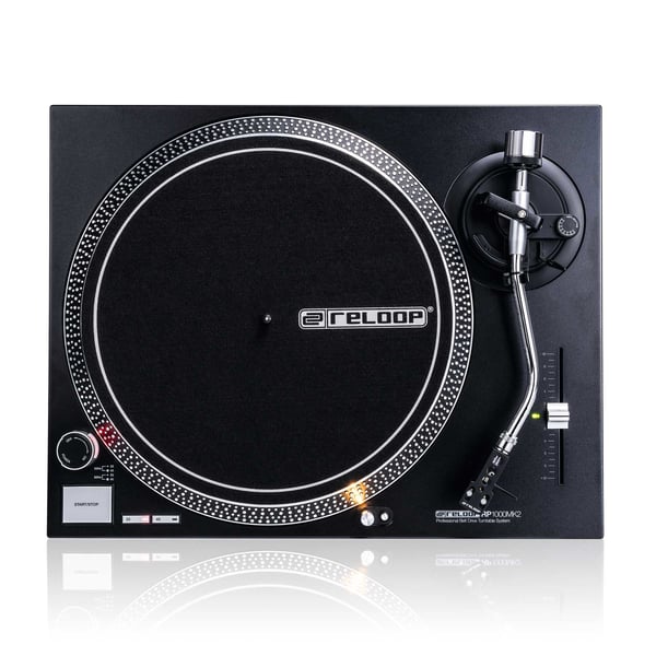 Reloop RP-1000 MK2 DJ pladespiller Bæltedrevet DJ pladespiller Sort