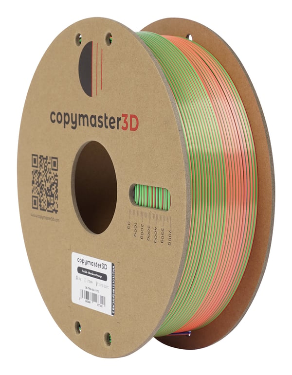 3D Prima CM-TRSI-002-1-175 3D print materiale Polymælkesyre (PLA) Blå, Grøn, Orange 1 kg